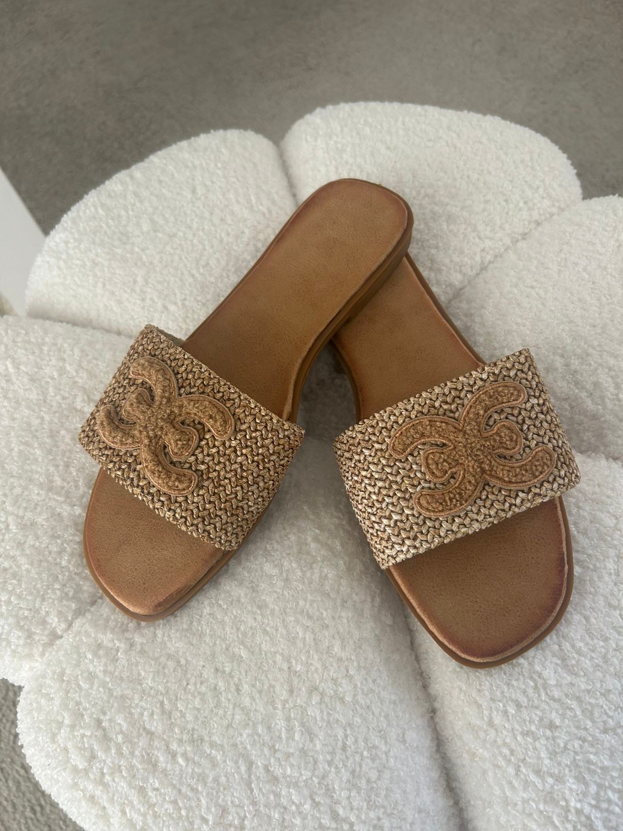 Claquettes inspi C - camel