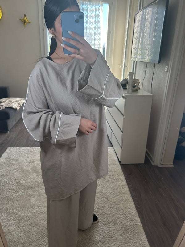 Ensemble mani - taupe