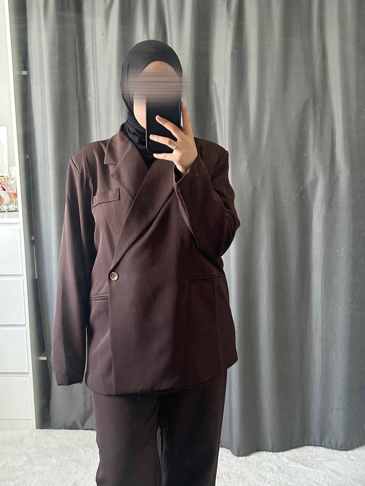Ensemble Blazer - chocolat