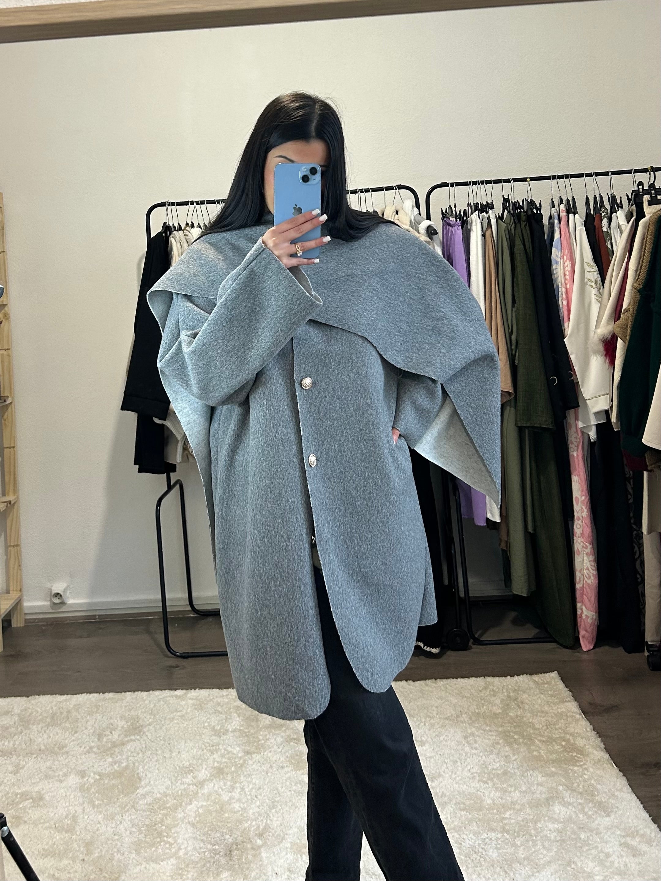 Manteau « Élégance » - Gris