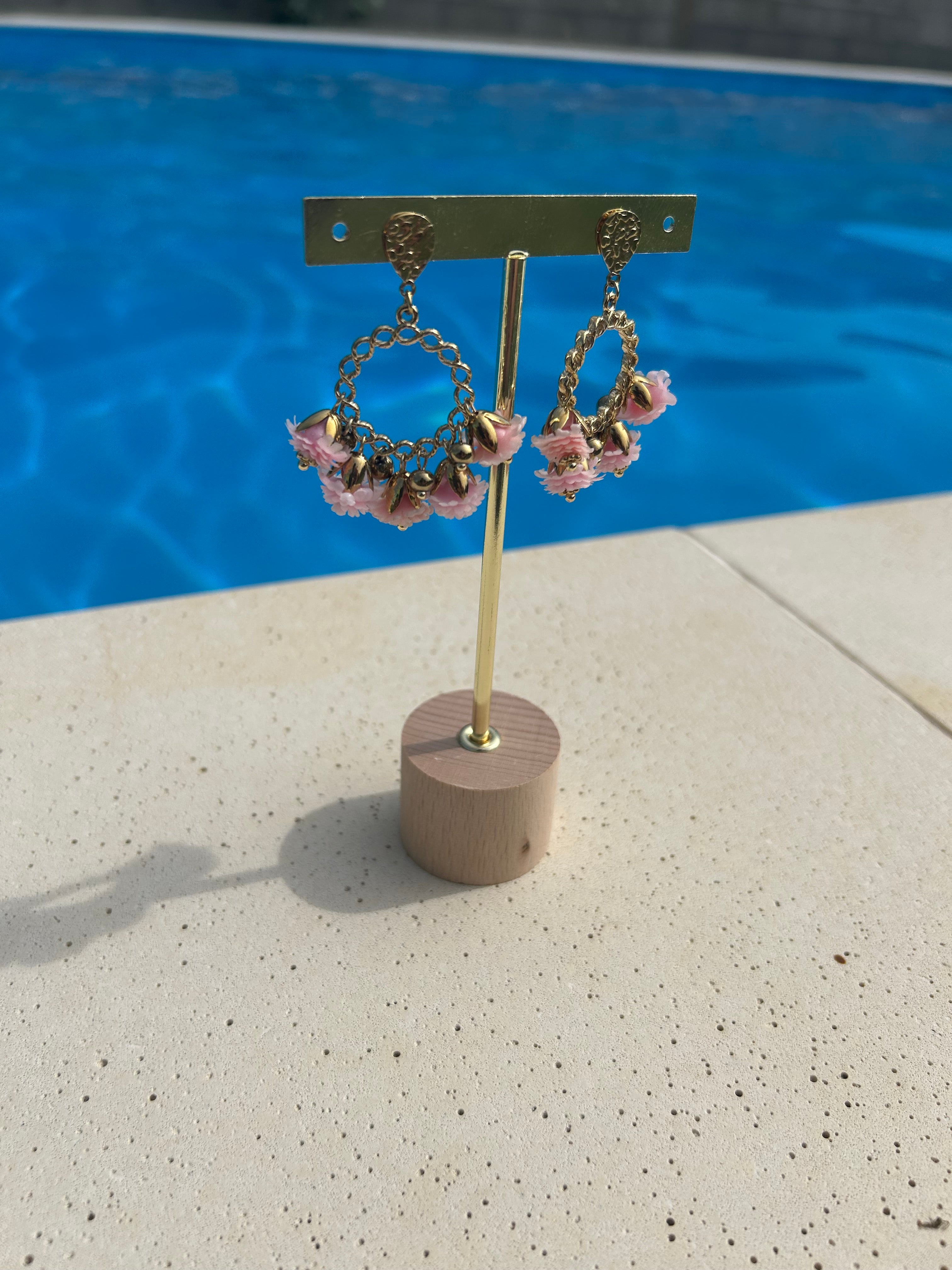 Boucles d'oreilles flora