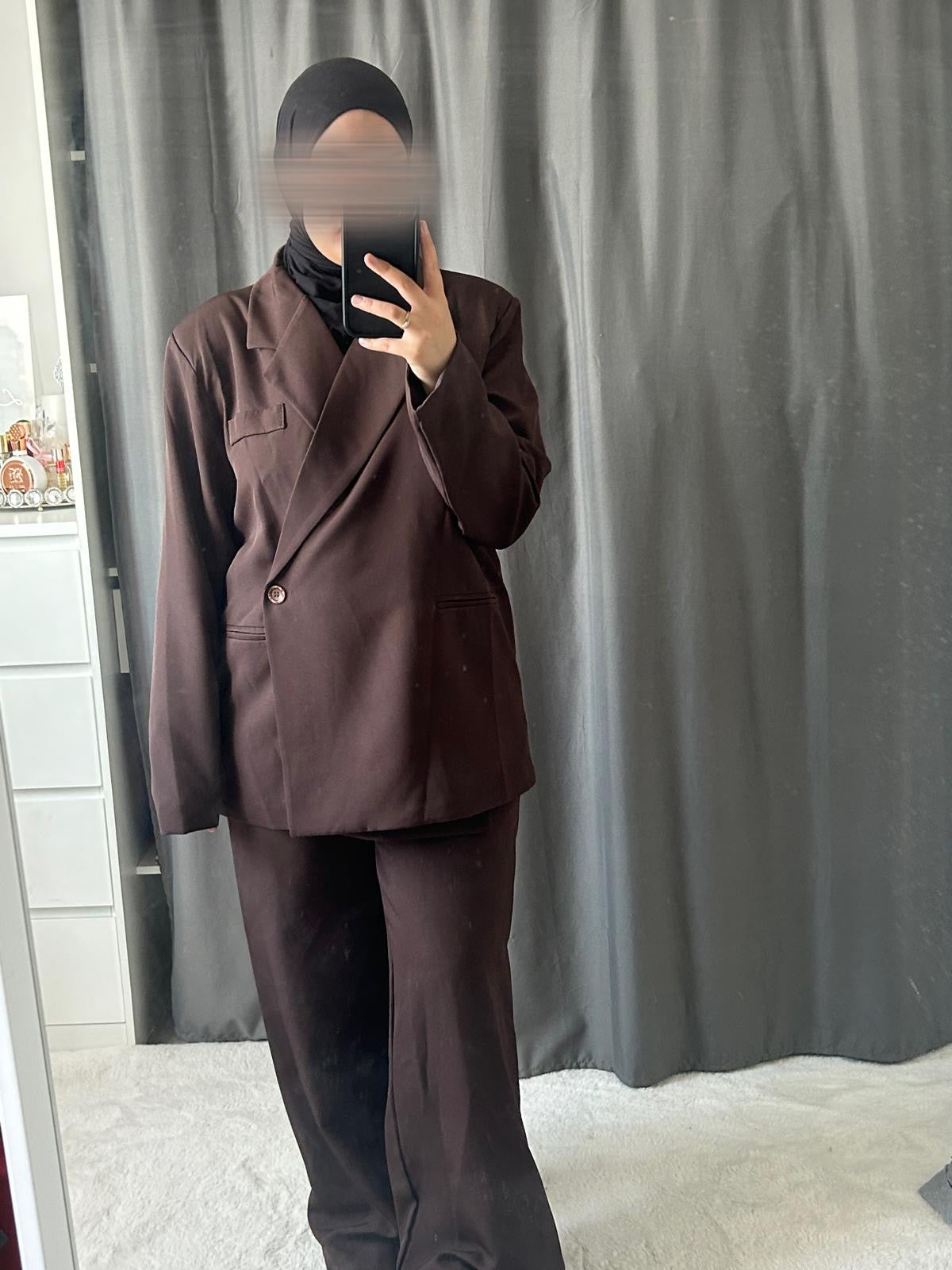 Ensemble Blazer - chocolat
