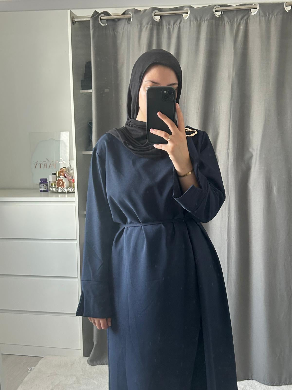 Robe Athéna - bleu marine
