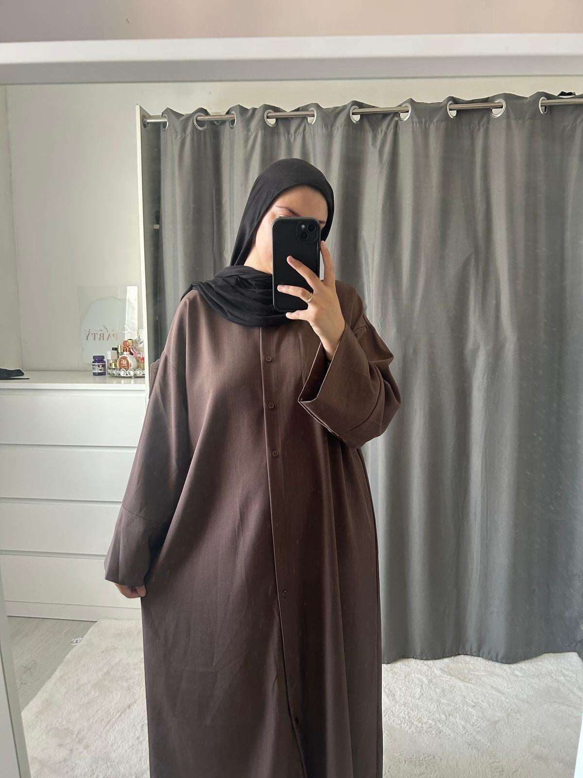 Robe Chemise - marron