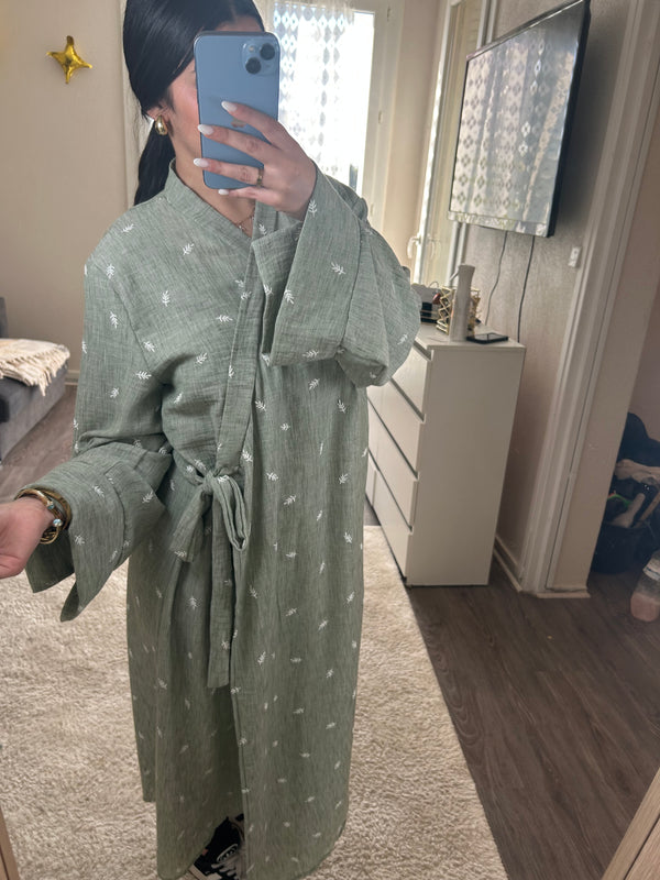 Robe Portefeuille Alba - kaki