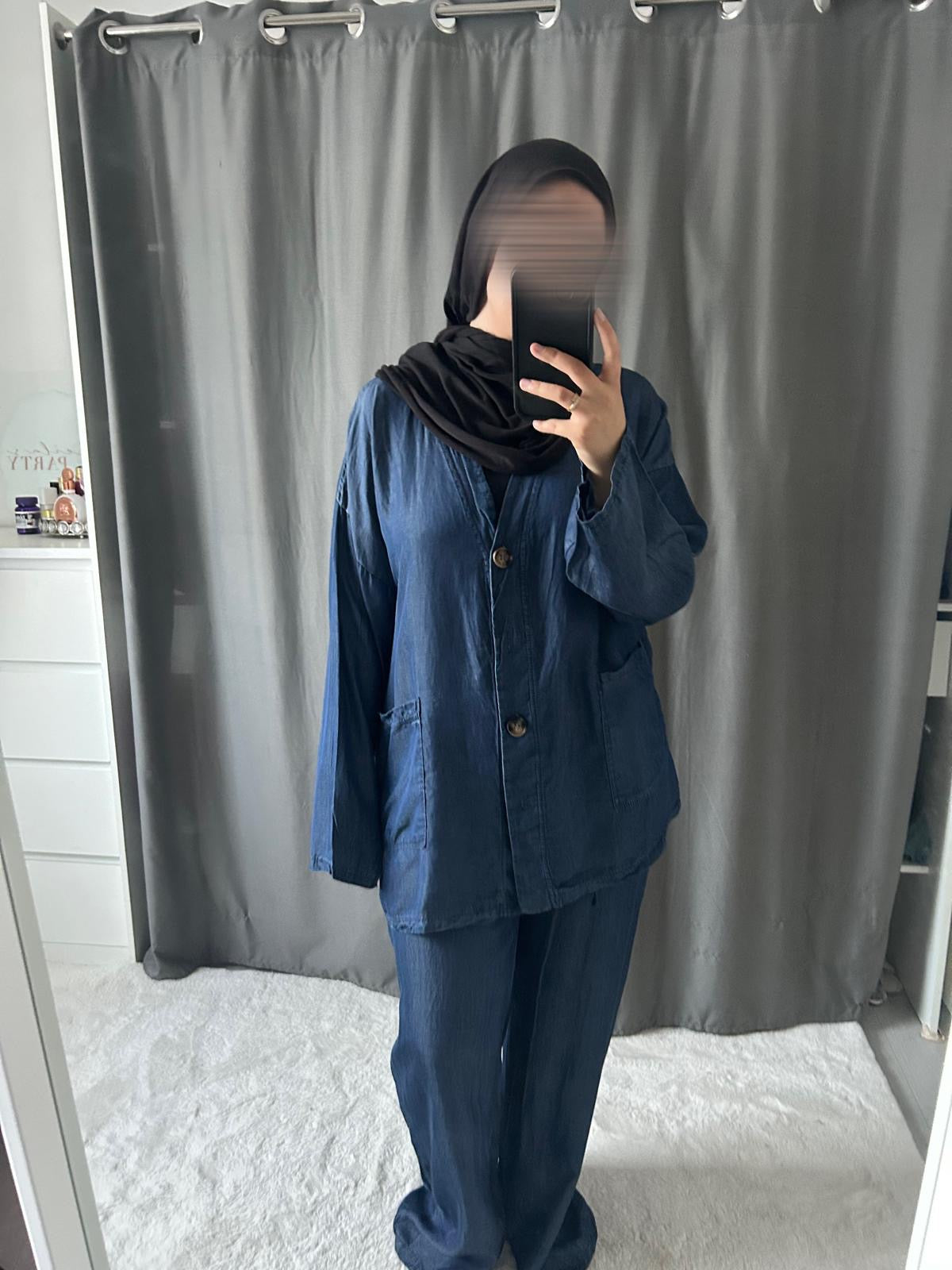 Ensemble Cardigan - bleu foncé