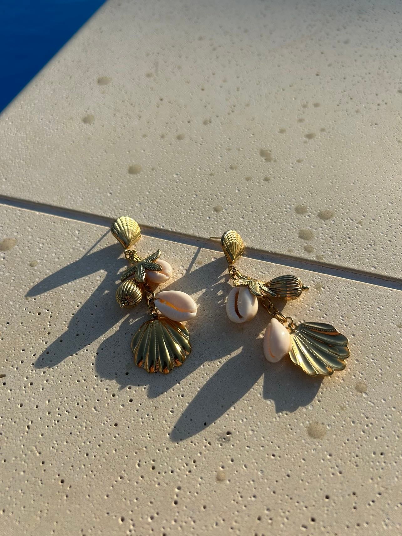 Boucles d’oreilles coquillages