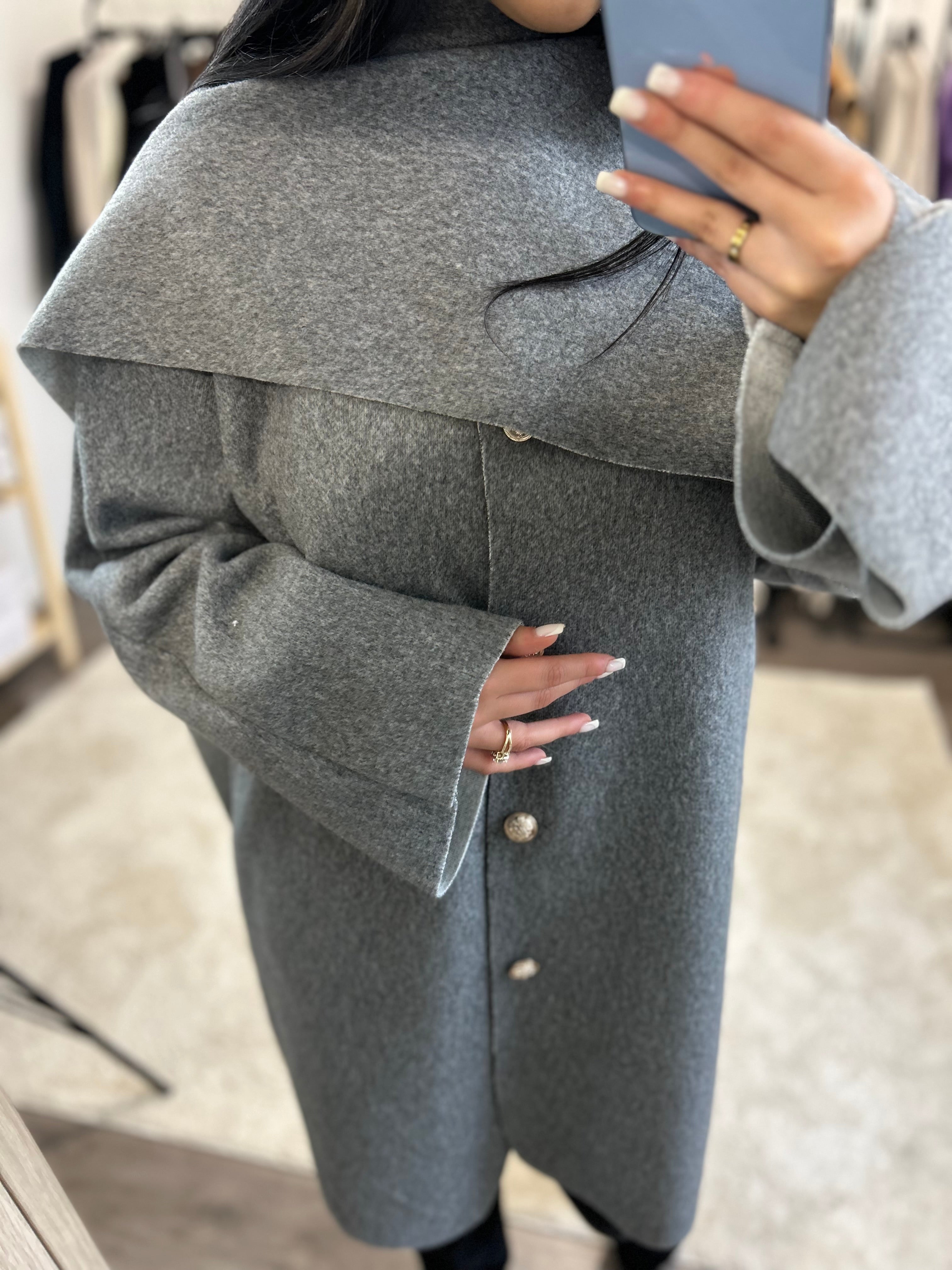 Manteau « Élégance » - Gris