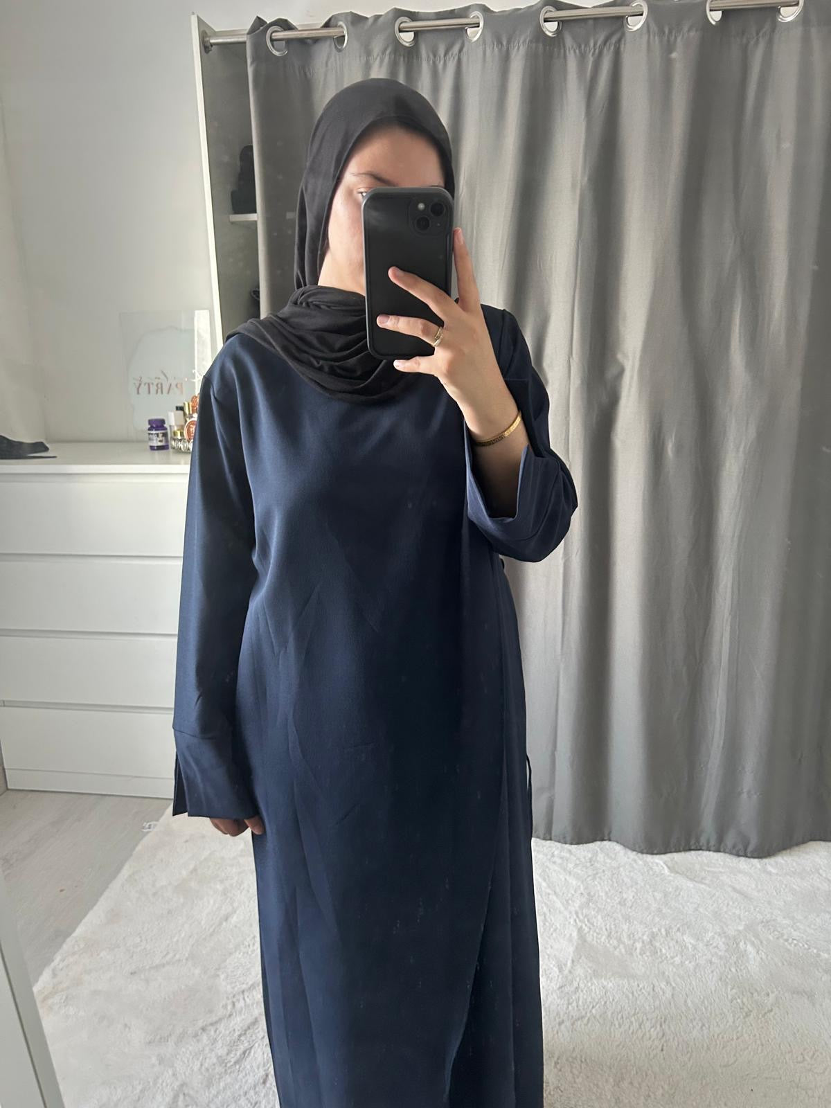 Robe Athéna - bleu marine