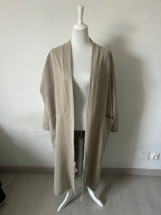 Manteau Kimono Beige