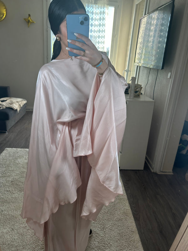 Ensemble en organza - baby pink