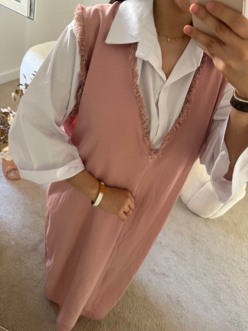 Robe chemise - rose