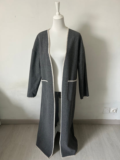 Manteau Samia Gris Foncé