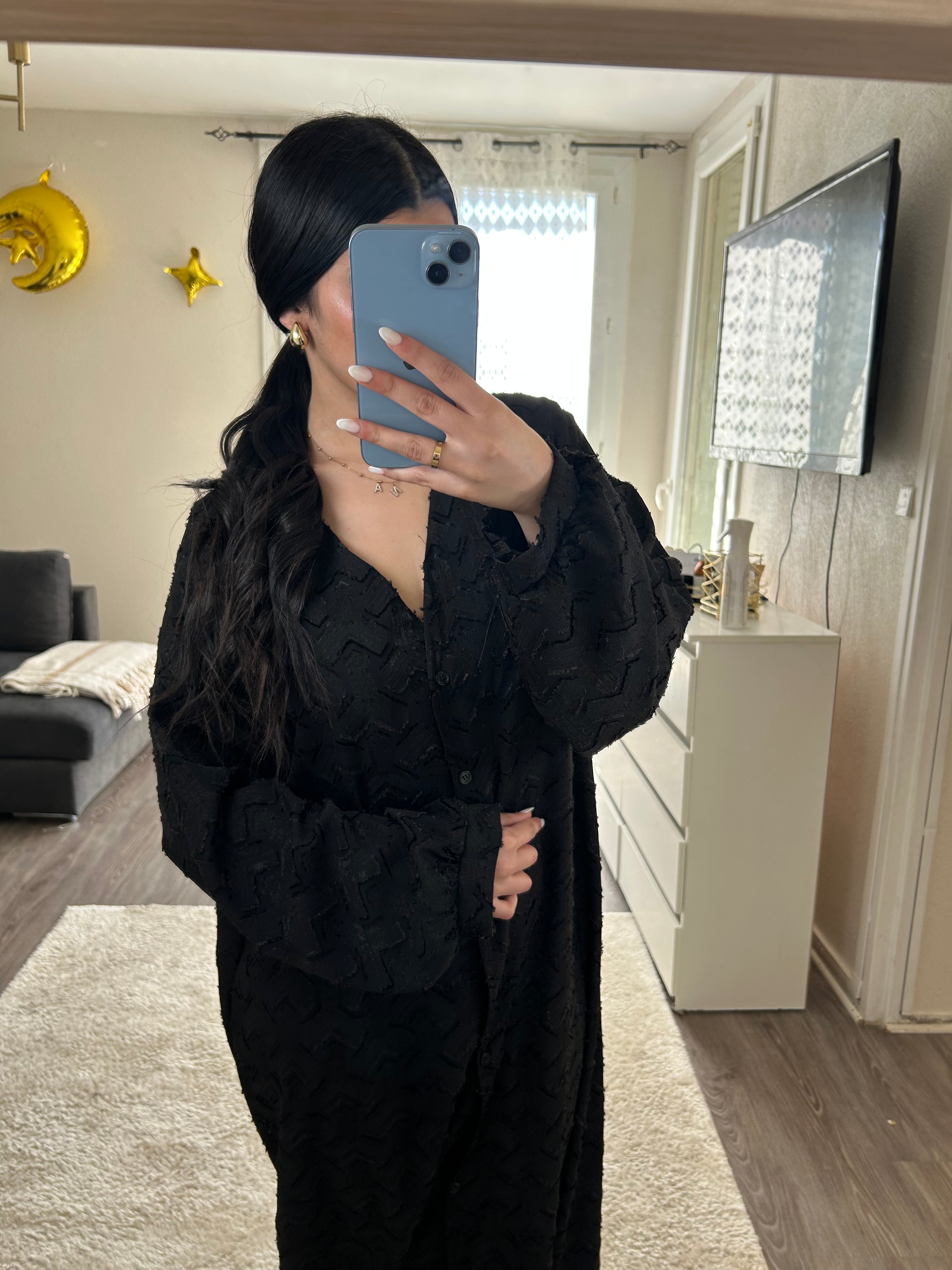 Robe Solène - noir