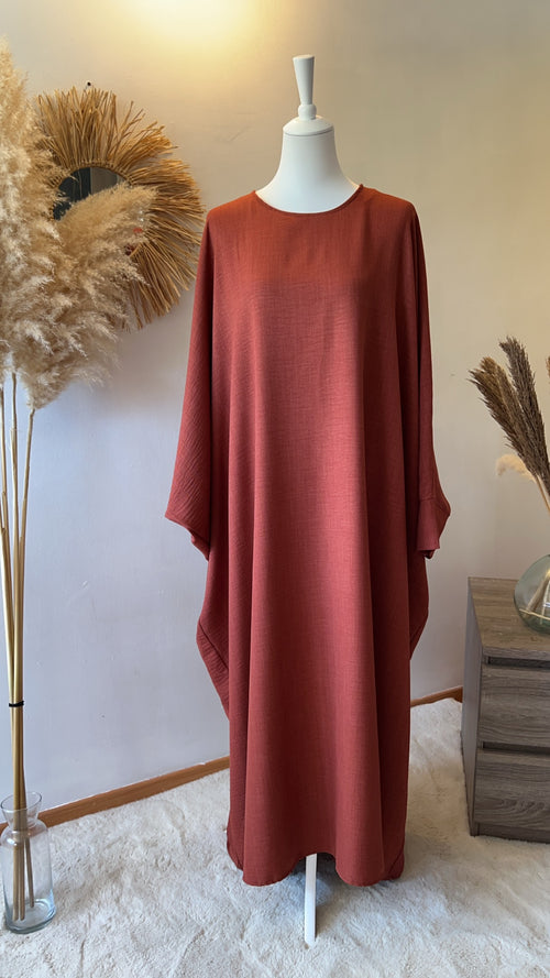 Abaya Saoudienne - Rouille