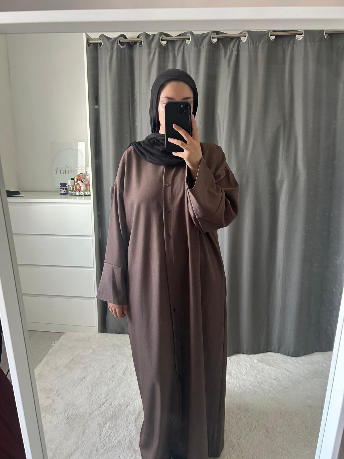 Robe Chemise - marron