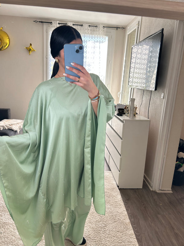 Ensemble dahlia - vert