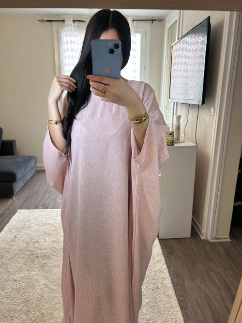 Abaya Aïsha - baby pink