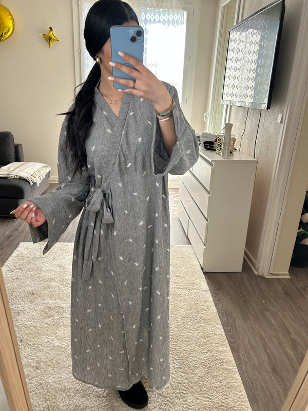 Robe Portefeuille Alba - gris