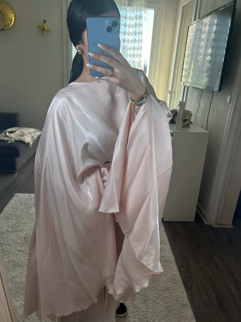 Ensemble en organza - baby pink