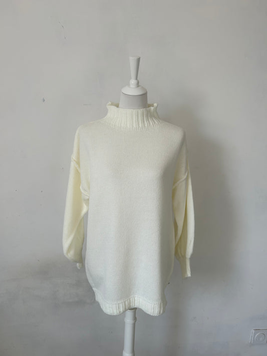 Pull Nelya Blanc