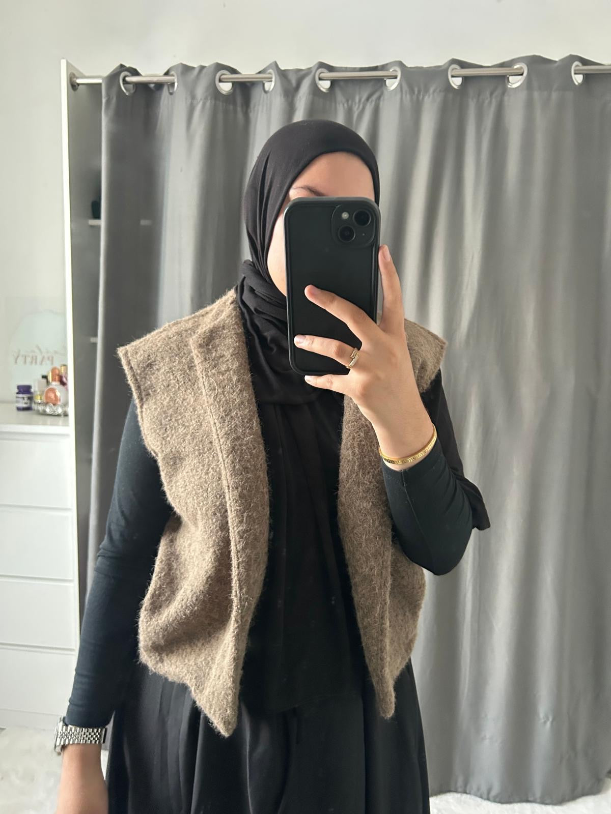 Gilet Cosy - taupe