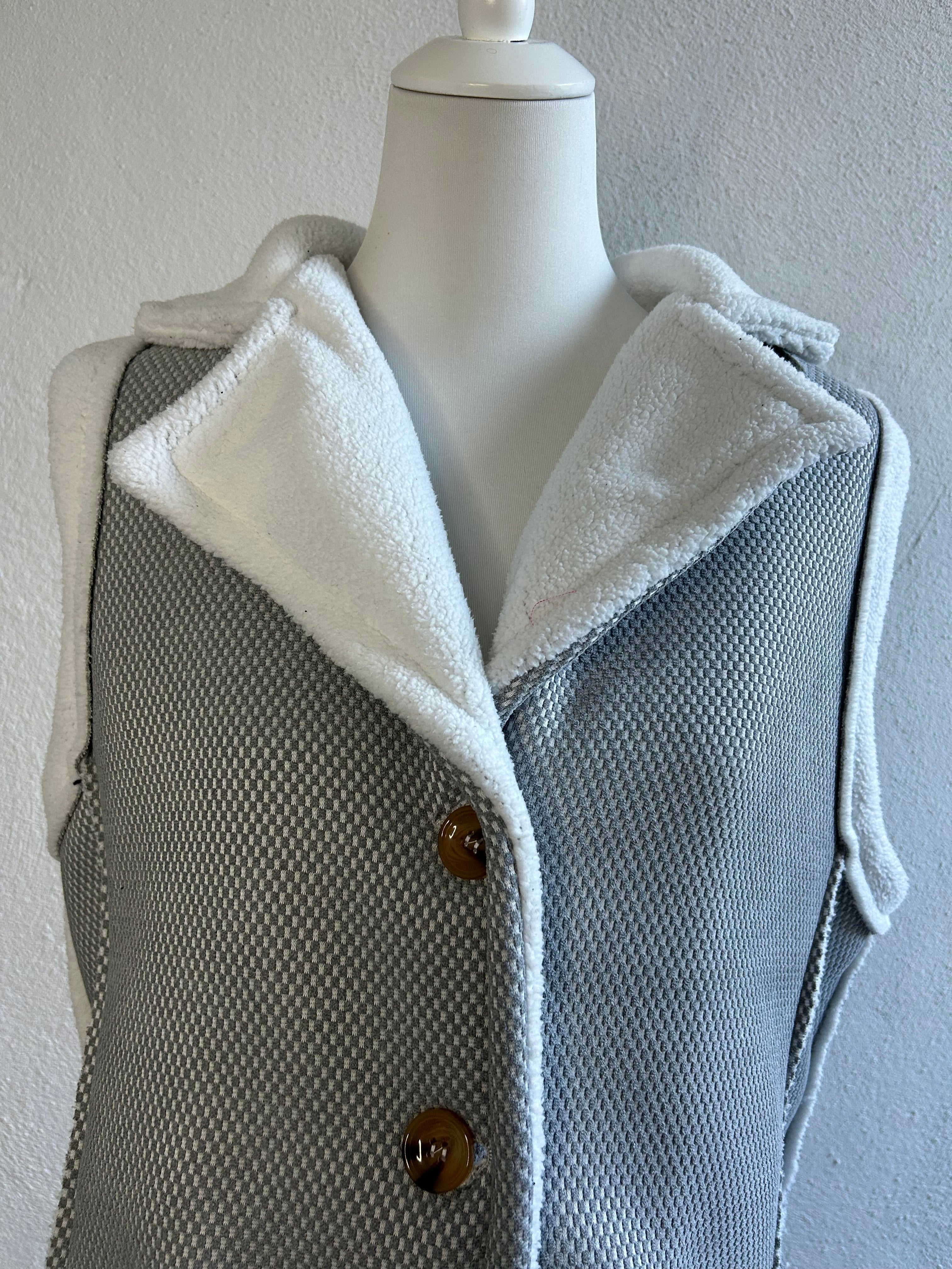 Veste Selsebil - gris/blanc