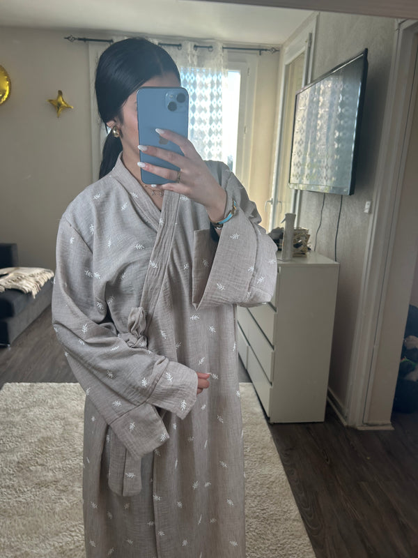 Robe Portefeuille Alba - beige