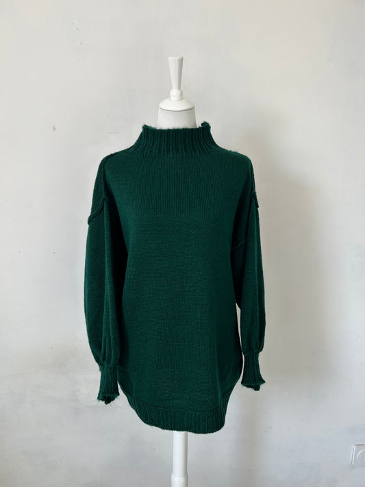 Pull Nelya Vert Émeraude