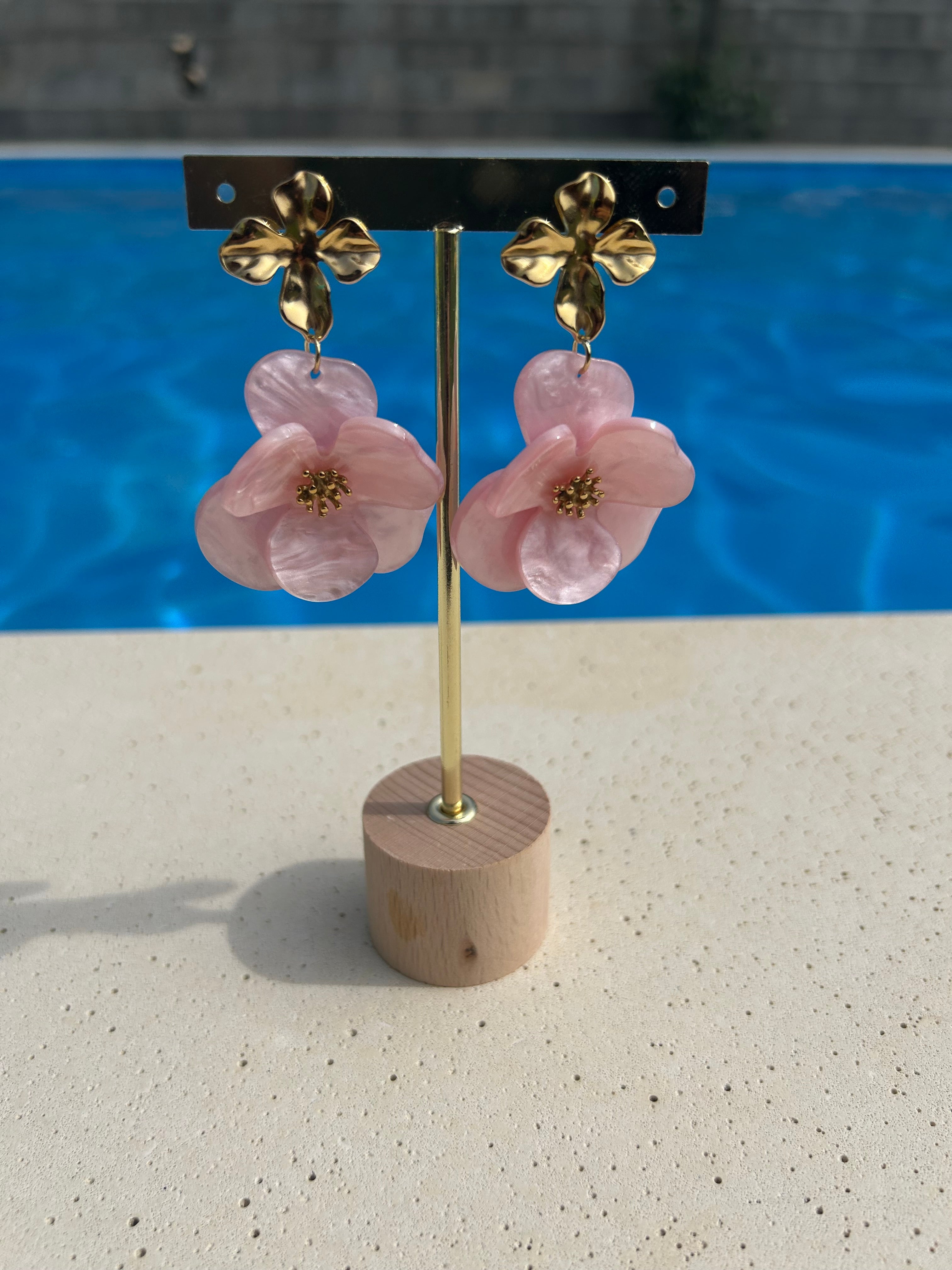Boucles d'oreilles « FLEURS »