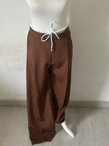 Pantalon doublé - marron