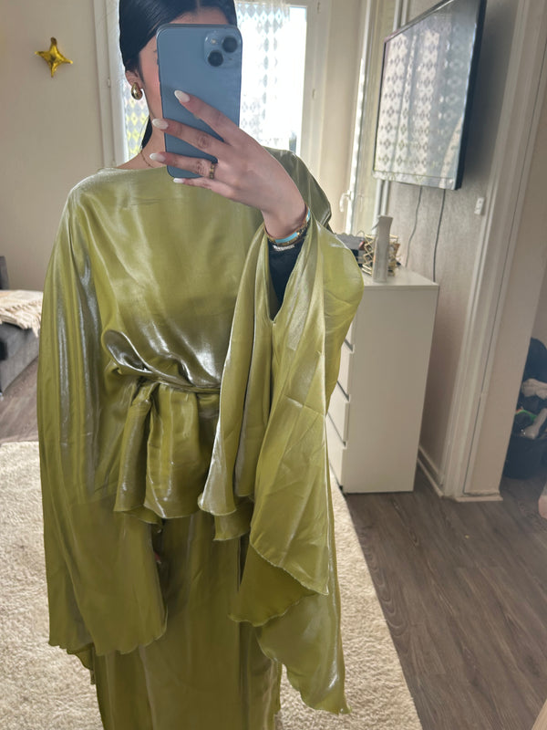 Ensemble en organza - vert