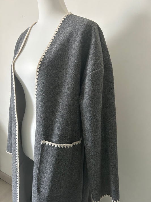 Manteau Samia Gris Foncé