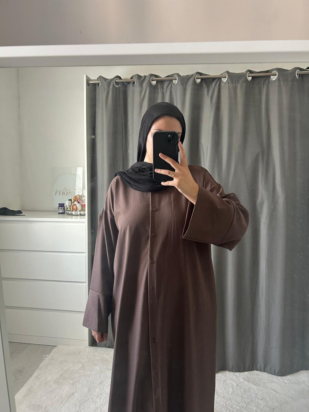 Robe Chemise - marron