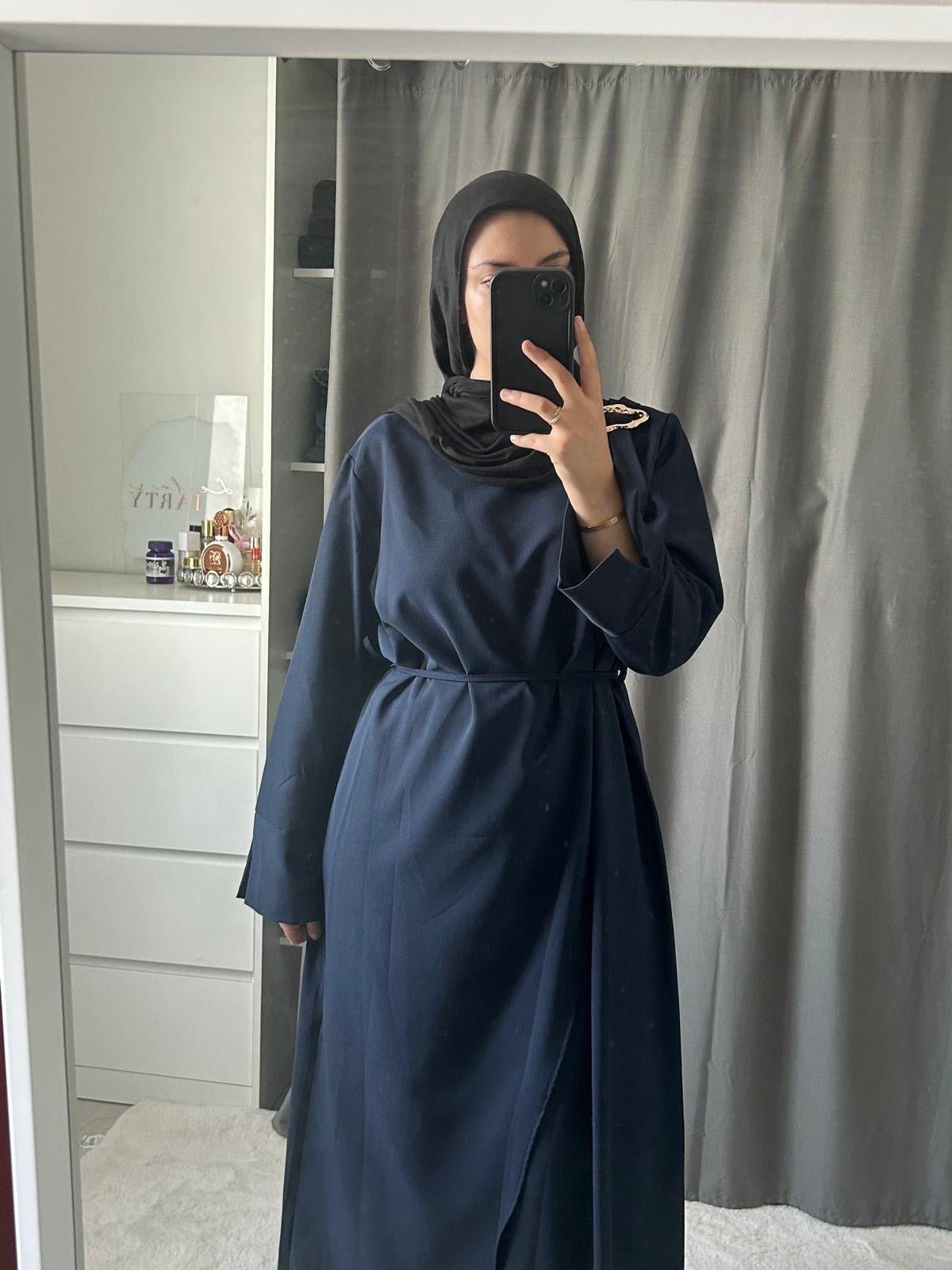 Robe Athéna - bleu marine